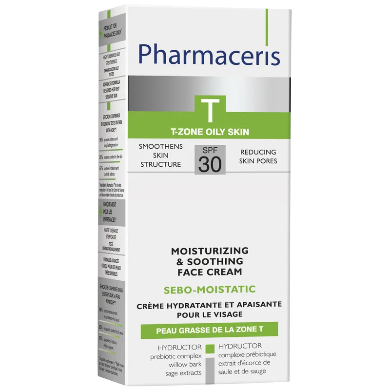 Крем для обличчя PHARMACERIS (Фармацеріс) Sebomatt–Moistatic інтенсивний зволожуючий 50 мл