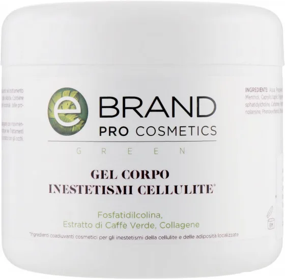 Ebrand Gel Corpo Fosfatidilcolina - Антицелюлітний гель для тіла з фосфатидилхоліном і зеленою кавою