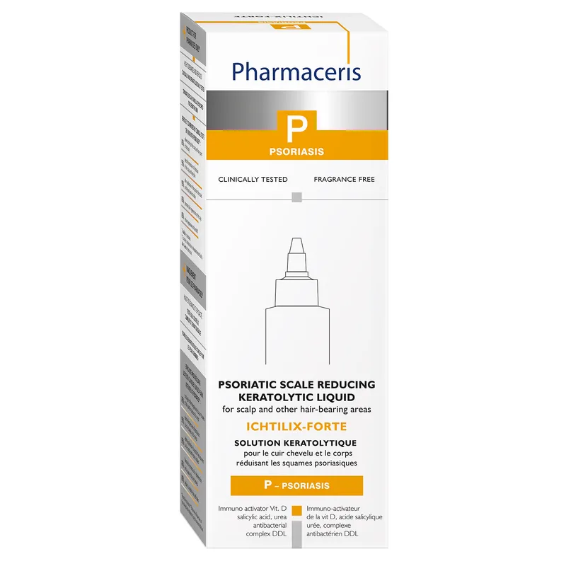 Рідина для обличчя і тіла PHARMACERIS (Фармацеріс) P кератолітична для зменшення псоріазних висипів 125 мл