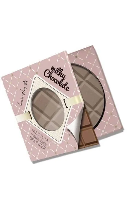 Пудра-бронзер Lovely Chocolate bronzer Milky матувальна 9 г