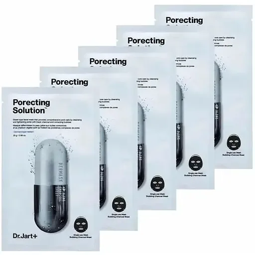 Киснева маска для очищення пор Dr.Jart+ Dermask Ultra Jet, 140 г (5 шт. по 28 г)