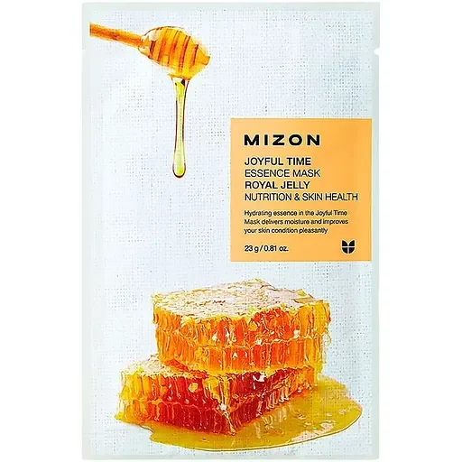 Маска для обличчя з маточним молочком Mizon Joyful Time Essence Mask Royal Jelly 23 г