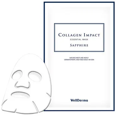 Тканинна маска з морським колагеном WellDerma Collagen Impact Sapphire Essential Mask