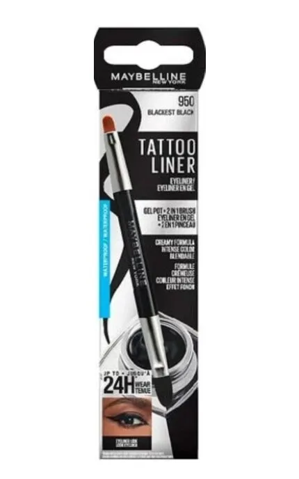 Підводка-гель для очей Maybelline New York Tattoo Liner чорна 1 шт