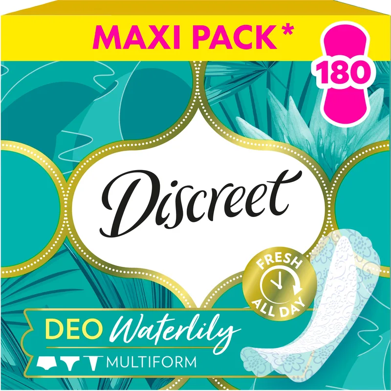 Прокладки щоденні Discreet Deo Waterlily 180 шт.