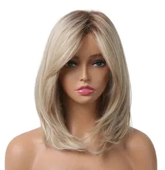 Перука Blond омбре, натуральне синтетичне волосся