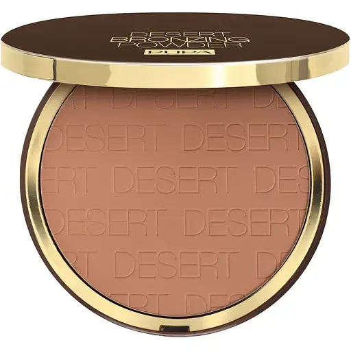 Компактна бронзова пудра Pupa Desert відтінок 02 (Honey Gold) 30 г (122531)
