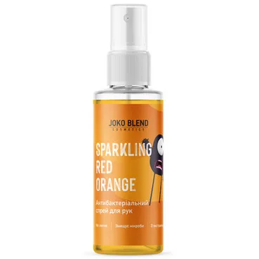 Антисептик-спрей для рук з экстрактом апельсину Joko Blend Sparkling Red Orange