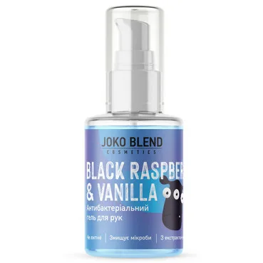 Антисептик-гель для рук з екстрактом малини Joko Blend Black Raspberry & Vanilla