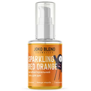 Антисептик-гель для рук з екстрактом апельсину Joko Blend Sparkling Red Orange