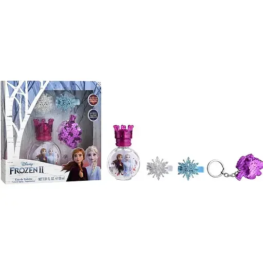 Туалетна вода Frozen II EDT, 30 мл + Hair Clips + Keyring