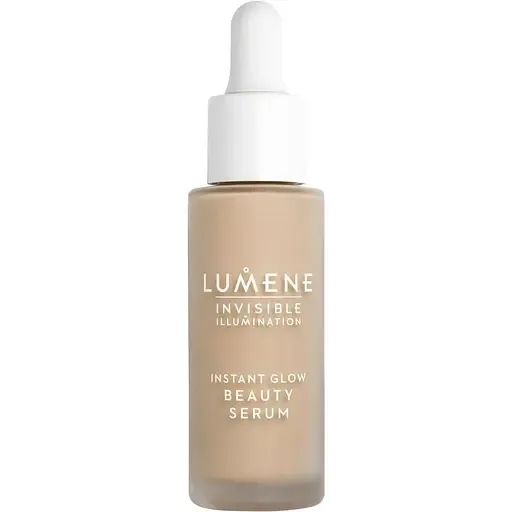 Сироватка-флюїд з тонуючим ефектом Lumene Invisible Illumination Instant Glow Beauty Serum відтінок Universal Medium 30 мл