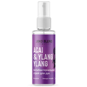 Антисептик-спрей для рук з екстрактом асаї Joko Blend Acai & Ylang Ylang