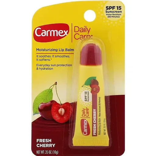 Бальзам для губ Carmex зі смаком вишні, туба, 10 г