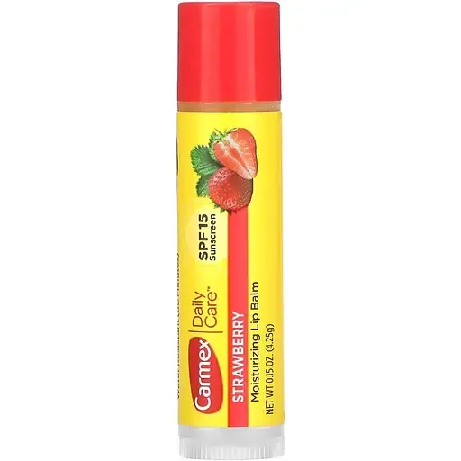 Бальзам для губ Carmex зі смаком полуниці, стик, 4,25 г