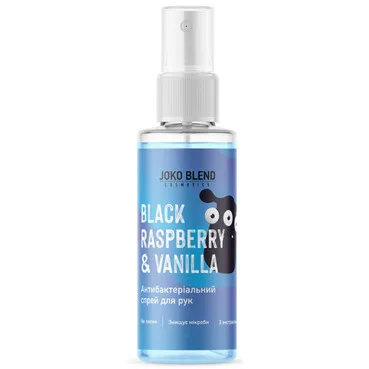 Антисептик-спрей для рук з екстрактом малини Joko Blend Black Raspberry & Vanilla