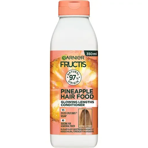Бальзам-ополіскувач Garnier Fructis Hair Food Pineapple для довгого та тьмяного волосся 350 мл