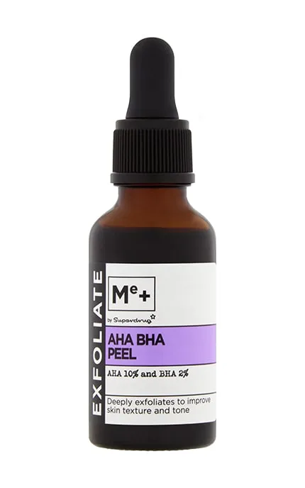 Пілінг для обличчя відлущуючий Superdrug ME+ Aha та Bha кислоти 30 мл
