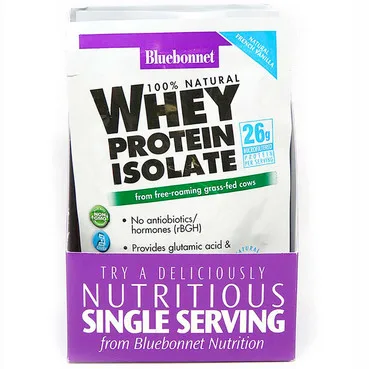 Ізолят сироваткового протеїну - Смак ванілі Bluebonnet Nutrition Whey Protein Isolate