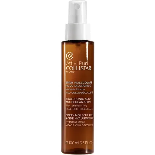 Молекулярний спрей для обличчя Collistar Pure Actives Hyaluronic Acid Moisturizing Lifting, з гіалуроновою кислотою, 100 мл