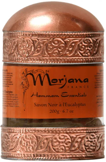 Morjana Hammam Essentials Eucalyptus Black Soap - Мило Чорне з евкаліптом