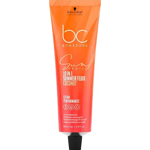 Мультифункціональний флюїд 10 в 1 для волосся Schwarzkopf Professional Bonacure Sun Protect Coconut, 100 мл
