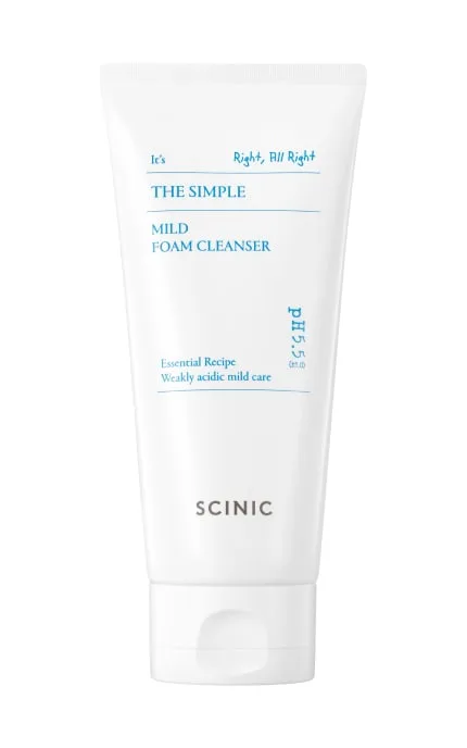 Пінка для вмивання обличчя Scinic The Simple Mild Foam Cleanser 120 мл