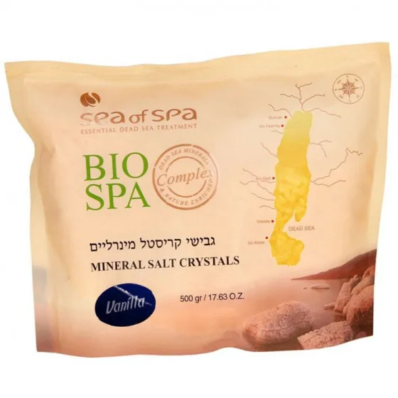 Sea of SPA Bio Spa Mineral Salt Crystals - Сіль Мертвого моря кольорова ароматична (Vanilla)