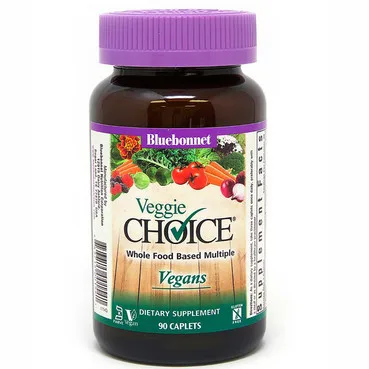Мультивітаміни для вегетаріанців Bluebonnet Nutrition Veggie Choice