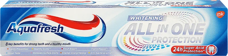 Зубна паста Aquafresh Захист Все в Одному Вибілююча, 100 мл