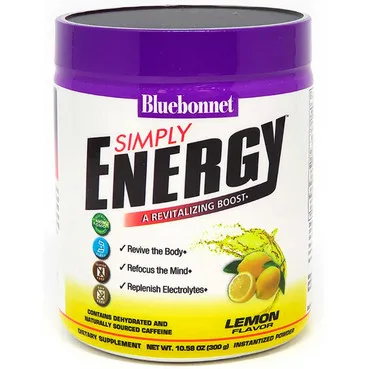 Енергетичний напій в порошку - Смак лимона Bluebonnet Nutrition Simply Energy Lemon