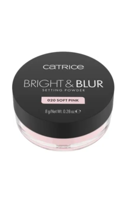 Розсипчаста пудра для обличчя Catrice Bright & Blur Setting Powder 020 Soft Pink 8 г