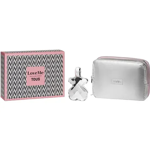Подарунковий набір для жінок Tous LoveMe The Silver Parfum 90 мл + косметичка