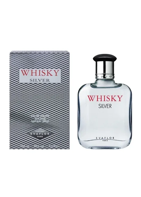 Туалетна вода чоловіча Whisky Silver 100 мл Віскі сильвер Evaflor (317273215)
