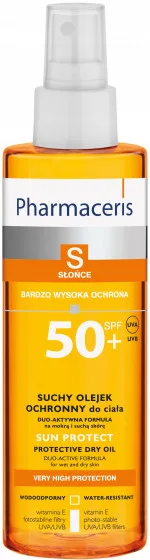 Pharmaceris S Protective Dry Oil SPF50+ - Сонцезахисна суха олія