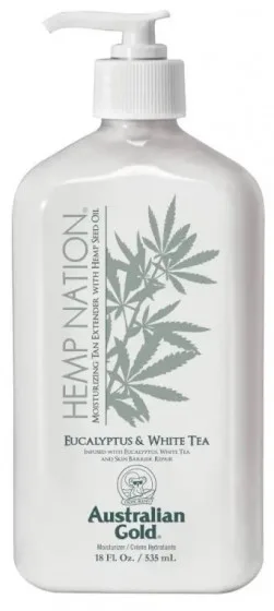 Australian Gold Hemp Nation Eucalyptus & White Tea Body Lotion - Зволожуючий лосьйон після засмаги з евкаліптом та білим чаєм