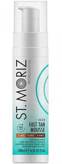 St. Moriz Fast Tan Mousse - Автозагар мус для експрес засмаги