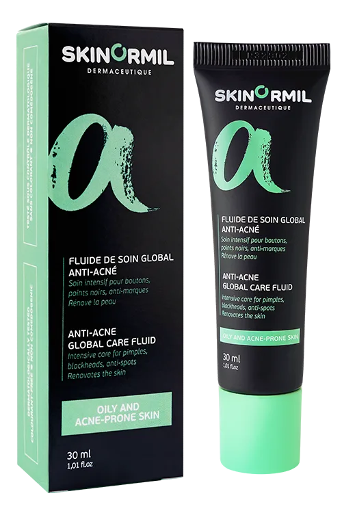 Флюїд для обличчя Skinormil АнтиАкне глобальний догляд для жирної шкіри 30 мл