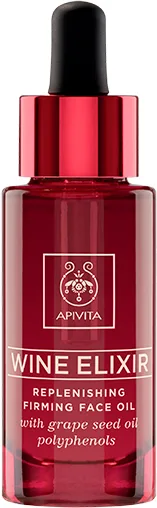 Олія Apivita (Апівіта) Wine Elixir відновлююча проти зморшок з поліфенолами виноградних кісточок 30 мл