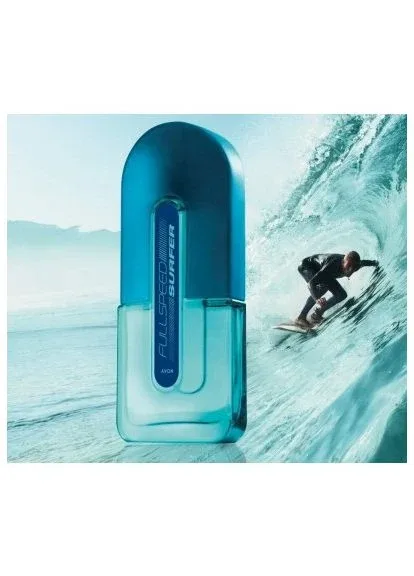 Чоловіча туалетна вода Full Speed Surfer, 75 мл (Ейвон фул спід серфер) Avon (314810187)