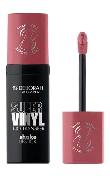 Рідка помада для губ Deborah Super Vinyl Shake 01 Rose 4 мл