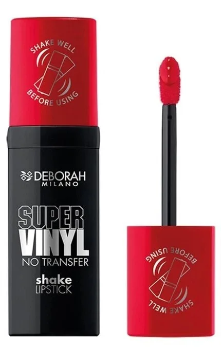 Рідка помада для губ Deborah Super Vinyl Shake 04 Signature Red 4 мл