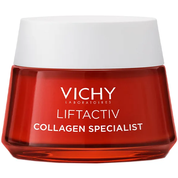 Крем-догляд для обличчя Vichy (Віші) LiftActiv Collagen Specialist антивіковий для стимулювання вироблення колагену для всіх типів шкіри, 50 мл