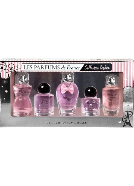 Набір мініатюр парфумованої води COLLECTION FASHION 49,7 мл Charrier Parfums (303217236)