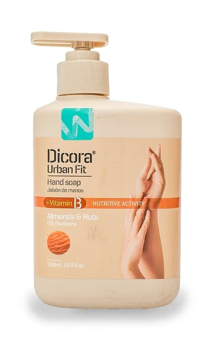 Рідке Мило Dicora Urban Fit З вітаміном B Мигдаль та Горіхи 500 мл