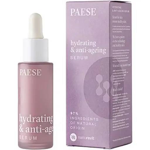 Сироватка для обличчя Paese Serum Nanorevit Hydrating And Anti-Ageing, зволожуюча, проти зморшок, 30 мл