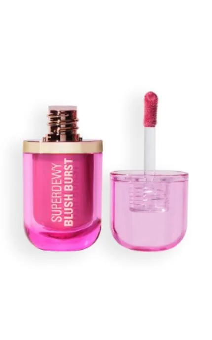Рідкі рум'яна для обличчя Makeup Revolution Superdewy Bubblegum Burst Pink 4.2 л