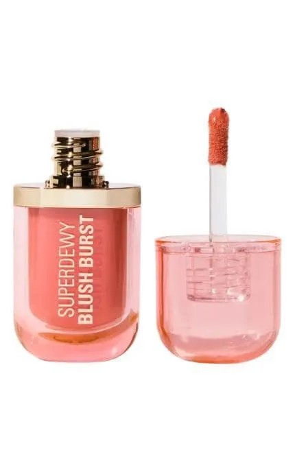 Рідкі рум'яна для обличчя Makeup Revolution Superdewy Peach Spritz 4.2 мл