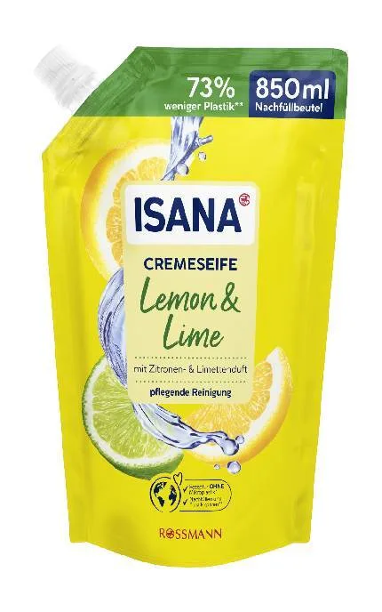 Рідке мило Isana Lemon&Lime 850 мл