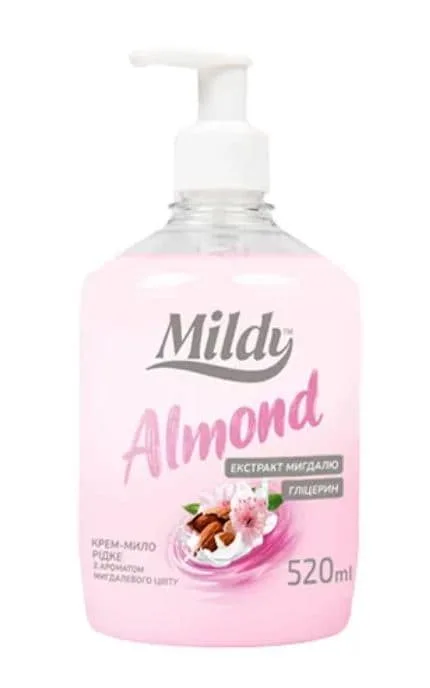 Рідке мило для рук Mildy Almond 520 мл